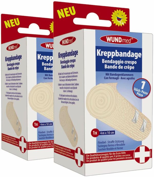 Kreppbandage 4 m x 10 cm 2 Stück