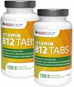 Vitamin B12 Tabs MEDIBOND 2 x 120 Tabletten