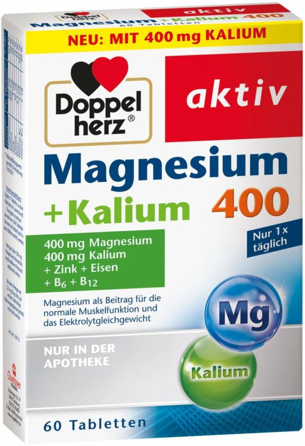 Doppelherz Magnesium + Kalium 60 Tabletten