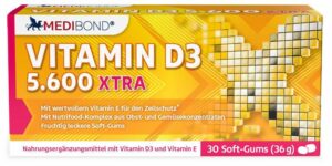 Vitamin D3 5600 XTRA Medibond 30 Soft Gums