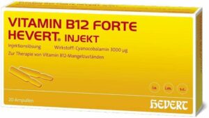 Vitamin B12 Forte Hevert Injekt 20 X 2 ml Ampullen