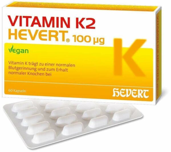 Vitamin K2 Hevert 100 µg 60 Kapseln