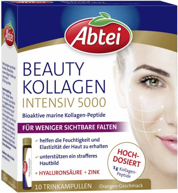 Abtei Beauty Kollagen Intensiv 5000 10 X 25 ml Trinkampullen