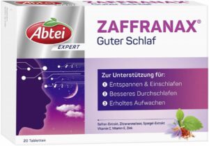 Abtei Expert Zaffranax Guter Schlaf 20 Tabletten