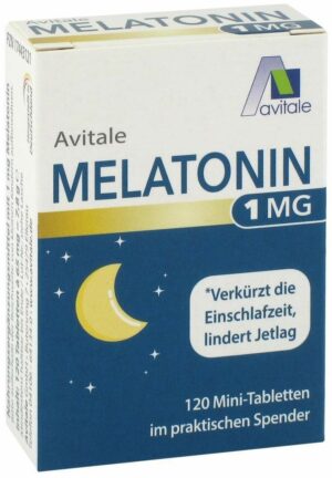 Melatonin 1 mg im Spender 120 Mini-Tabletten