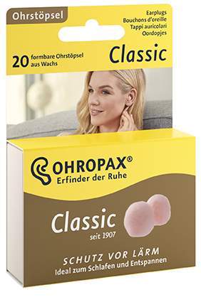 Ohropax Classic Ohrstöpsel 20 Stück