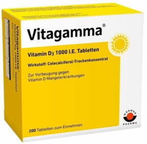 Vitagamma Vitamin D3 1000 I.E. 200 Tabletten