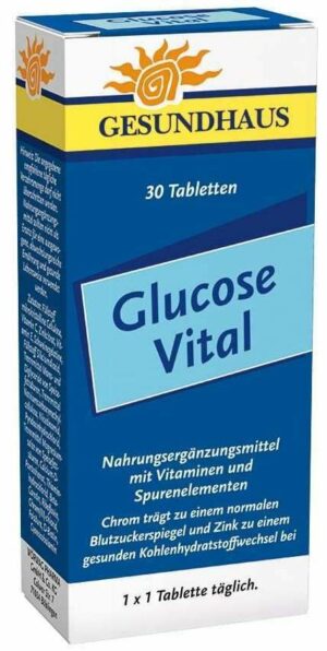 Gesundhaus Glucose Vital 30 Tabletten
