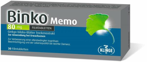 Binko Memo 80 mg 30 Filmtabletten