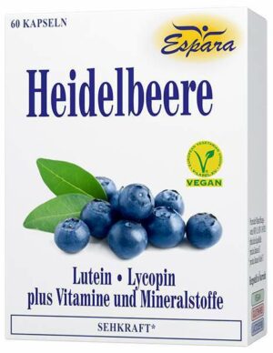 Heidelbeere Kapseln