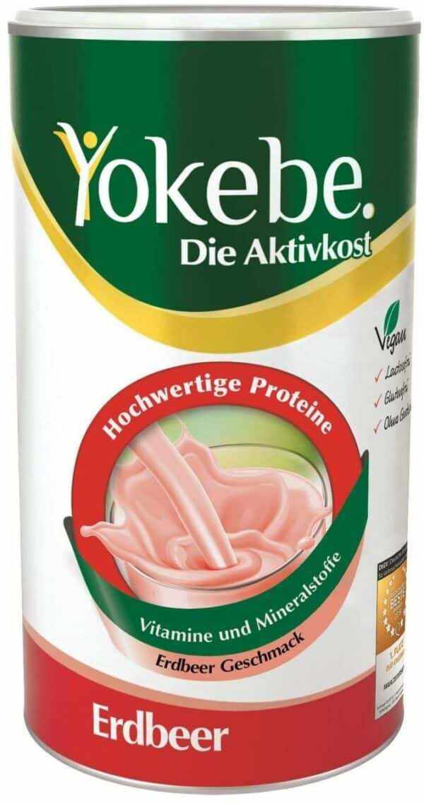 Yokebe Erdbeer lactosefrei NF2 Pulver 500 g