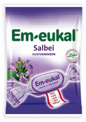 Em Eukal Bonbons Salbei Zuckerhaltig 75 G