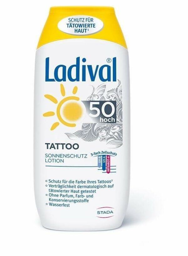 Ladival Tattoo Sonnenschutz 200 ml Lotion Lsf 50