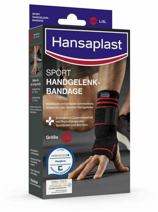 Hansaplast Sport Handgelenk-Bandage Gr.S - M 1 Stück