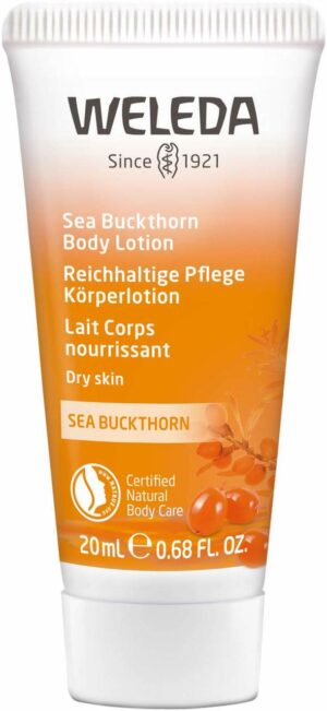 Weleda Sanddorn Reichhaltige Pflege Körperlotion 20 ml