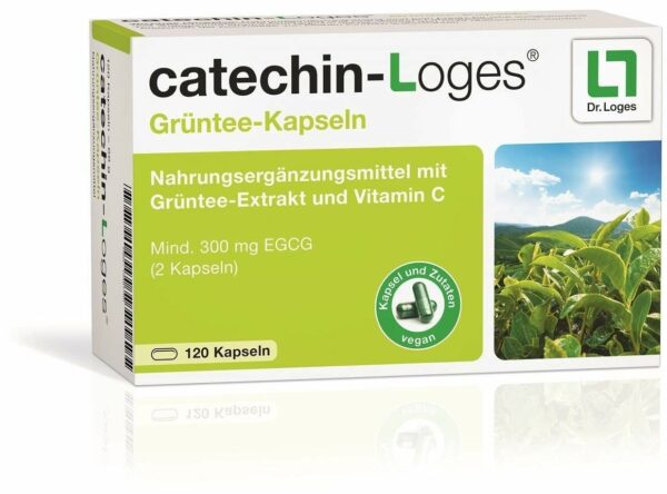 Catechin Loges Grüntee Kapseln 120 Kapseln