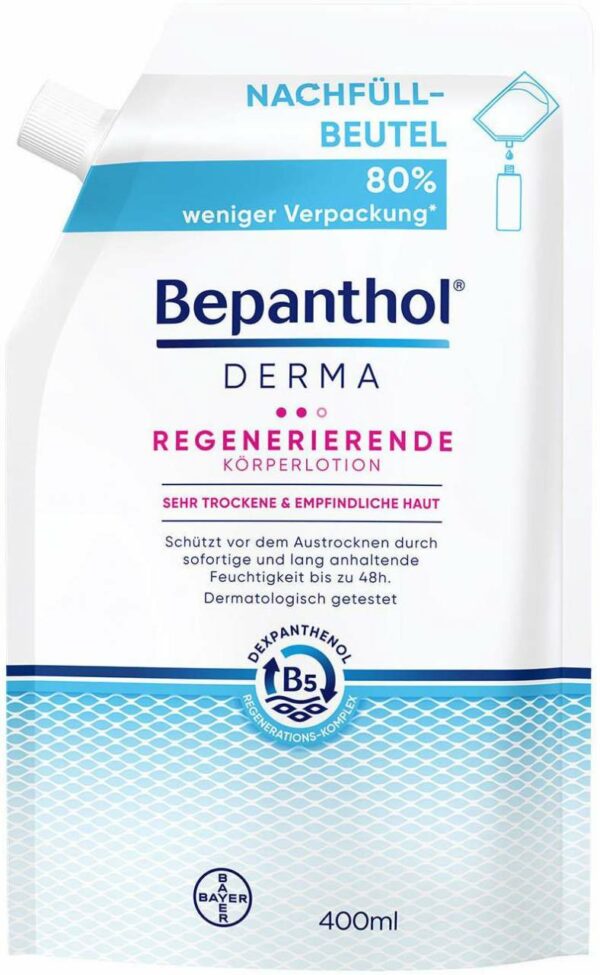 Bepanthol® DERMA Regenerierende Körperlotion 400 ml Nachfüllbeutel