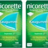Nicorette 2 mg freshmint Kaugummi 2 x 105 Stück