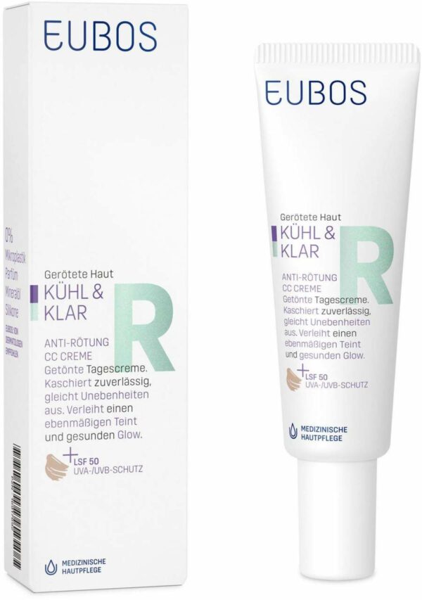 Eubos Kühl & Klar Anti-Rötung CC Creme LSF 50 30 ml