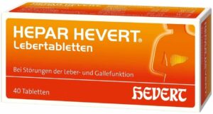 Hepar Hevert Lebertabletten 40 Tabletten