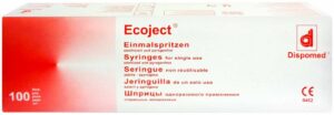 Einmalspritze 5 ml Luer Ecoject