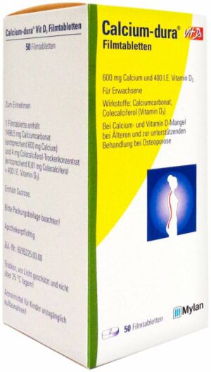 Calcium Dura Vit D3 50 Filmtabletten