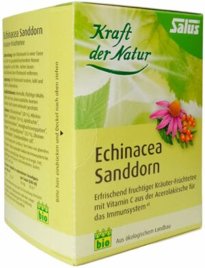 Echinacea Sanddorn Tee Kraft der Natur Salus 15 Filterbeutel