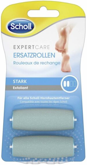 Scholl Velvet Smooth Pedi Wet & Dry 2 Ersatzrollen stark mit Meeresmineralien