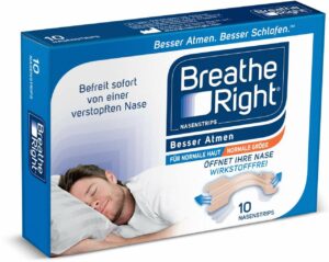 Besser Atmen Breathe Right 10 Nasenpflaster normal beige