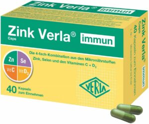 Zink Verla immun Caps 40 Kapseln