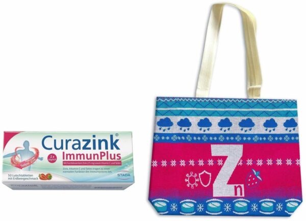 Curazink Immun Plus 50 Lutschtabletten + gratis Tasche
