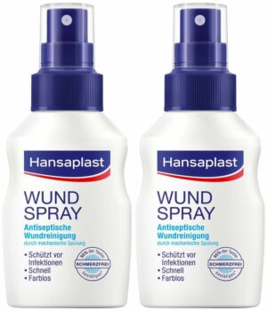 Hansaplast Wundspray zur Wundreinigung 2 x 50 ml