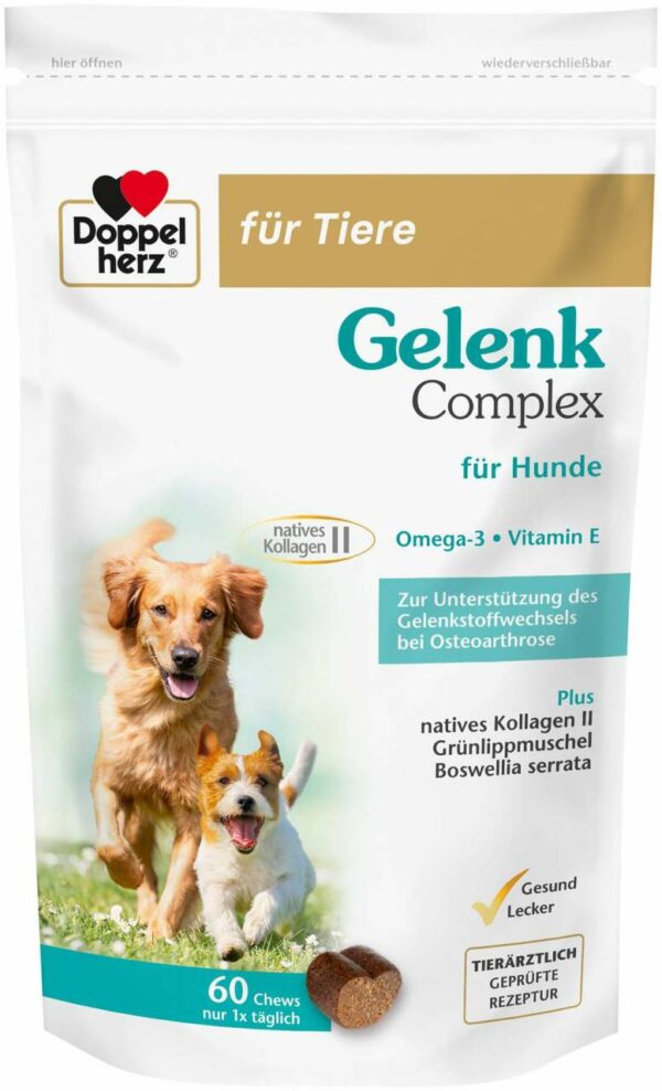 Doppelherz Gelenk Complex für Hunde 60 Chews