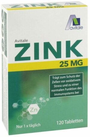 Zink 25 mg 120 Tabletten