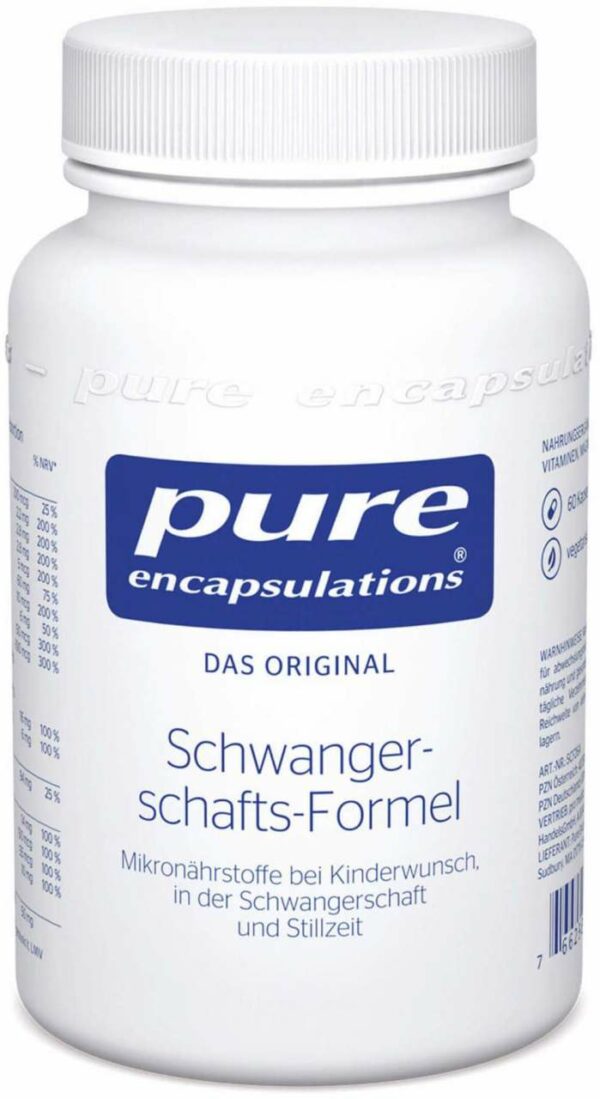 Pure Encap Schwangerschafts Formel 60 Kapseln