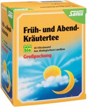 Früh- und Abend - Kräutertee Bio Salus 40 Filterbeutel