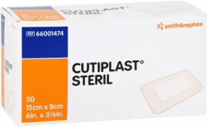 Cutiplast 50 Sterile Wundverbände 8 X 15 cm