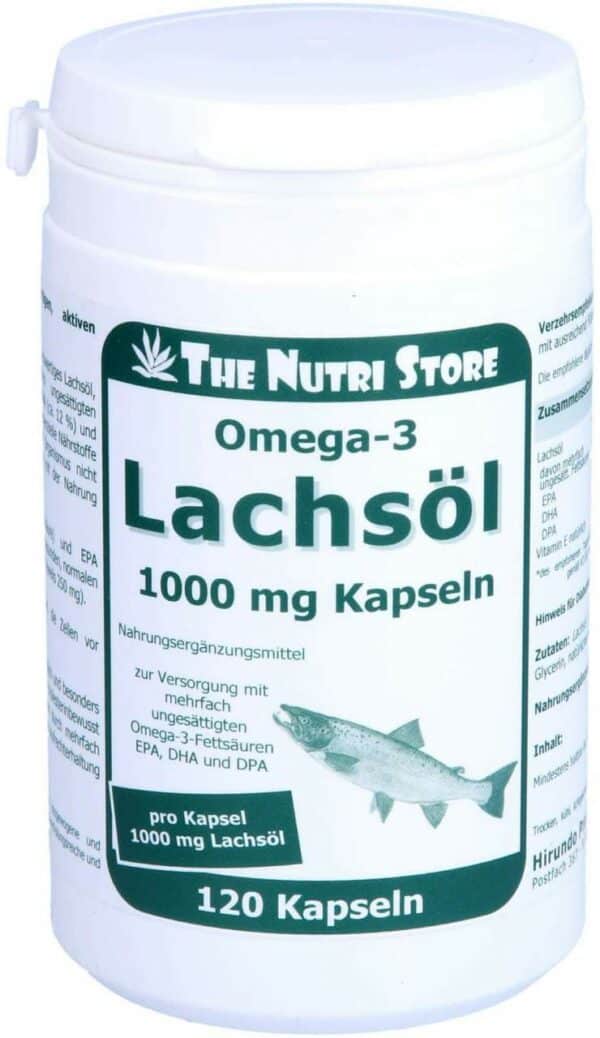 Omega 3 Lachsöl 1000 mg 120 Kapseln