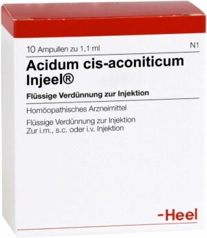 Acidum Cis Aconiticum Injeel 10 Ampullen