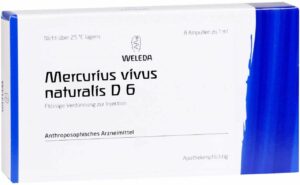 Mercurius Vivus Naturalis D 6 8 X 1 ml Ampullen