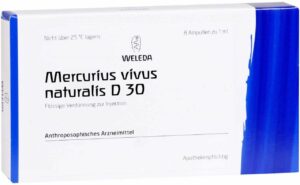 Mercurius Vivus Naturalis D 30 8 X 1 ml Ampullen