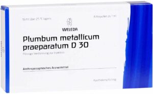 Plumbum Metallicum Praep. D 30 8 X 1 ml Ampullen