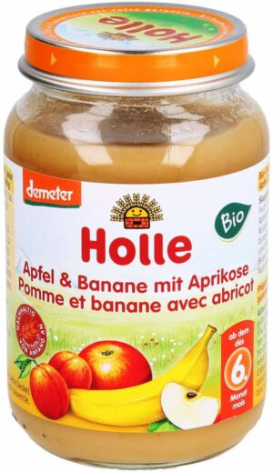Holle Apfel und Banane Mit Aprikose 190 G