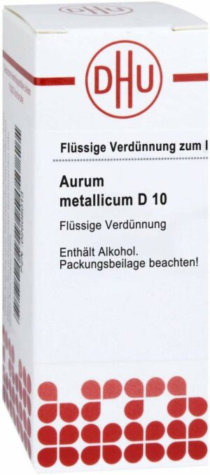 Aurum Metallicum D 10 20 ml Dilution