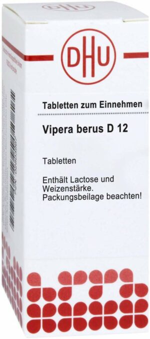 Vipera Berus D 12 80 Tabletten