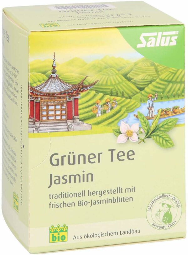 Grüner Tee Jasmin Bio Salus 15 Filterbeutel