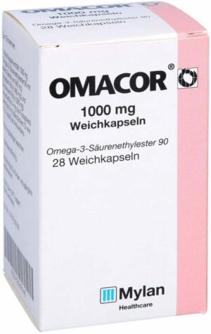 Omacor 1.000 mg Weichkapseln 28 Stück