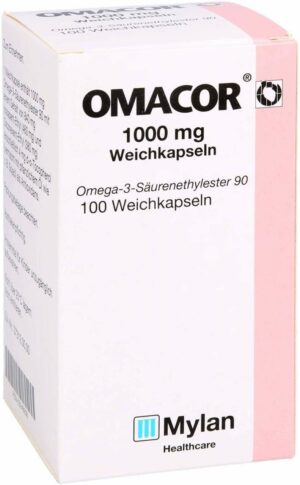 Omacor 1.000 mg Weichkapseln 100 Stück