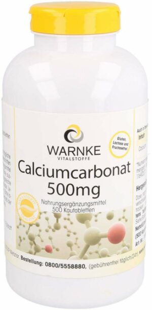 Calciumcarbonat 500 Kautabletten 500  Kautabletten