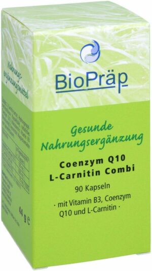 Coenzym Q10 L Carnitin Combi 30mg + 180mg Kapseln 90 Stück